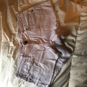 Almost famous white shorts.